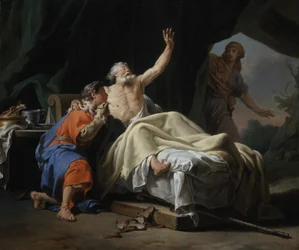 Isaak segnet Jakob, 1768
